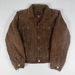 Vintage Brown Gap Suede Biker Jacket Small